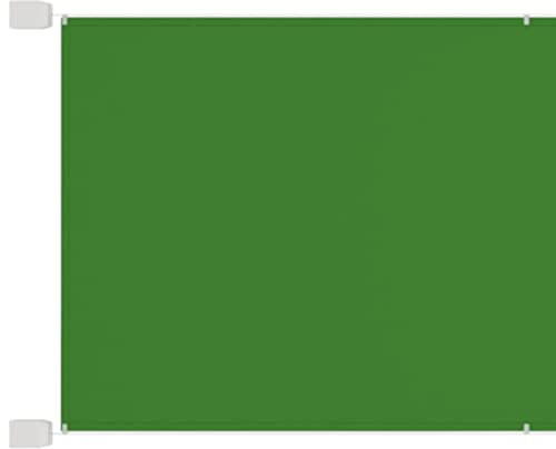 vidaXL Toldo Vertical Mampara Pantalla Protectora Sombra Privacidad contra Viento Patio Jardín Balcón Terraza Verde Claro 100x800 cm Tela Oxford