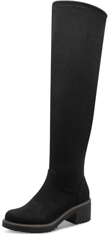 Marco Tozzi Overknee-Stiefel 2-25677-45, Stivali alla Moda Donna, Nero, 41 EU