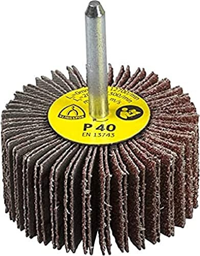 Klingspor 12946 - Kleiner Schleifmopp für Edelstahl und Metalle - MS|KM613|LS309X|120|S|40X20X6 - Inhalt: 10 Stück