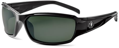 Ergodyne - 51071 Skullerz Thor Polarized Safety Sunglasses - Black Frame, Polarized G15 Lens