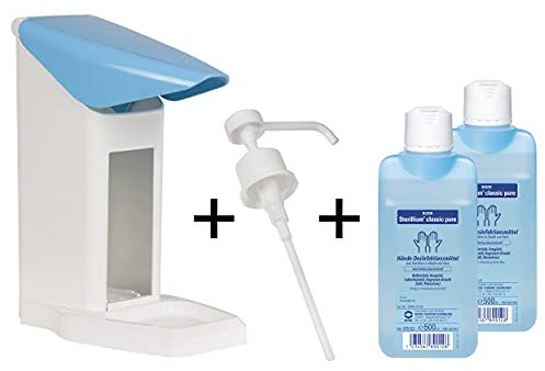 Desinfektionsmittelspender-Set Eurospender Safety Plus, inkl. 2X Sterillium Classic Pure 500 ml