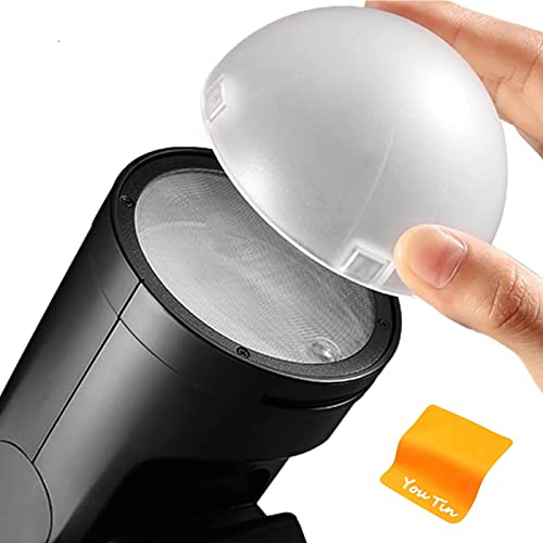 Godox AK-R11 Diffuser Dome for Godox V1 Flash Series Camera Round Head Flash, V1-S, V1-N, V1-C,AD200 Pro, AD200 AD100Pro / H200R