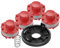 TRUSTLIONTEK Ersatzfadenspule, Kompatibel mit Einhell GE-CT 36/30Li E, Rasentrimmer-Zubehör,ersetzen Einhell 3405096 Ersatzspulen. (4 Ersatzspulen + 1 Trimmerabdeckung + 1 Feder)