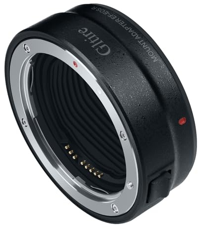EF-EOS R Lens Adapter, Auto Focus Mount Adapter for Canon EF/EF-S Lens to RF Mount Camera, Compatible with Canon R5 R6 R7 R8 R10 R50 R100 RP R3