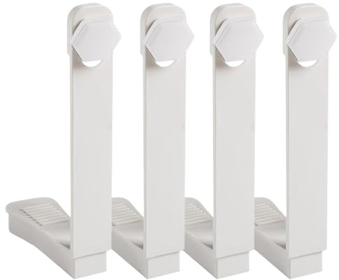 4 clip di fissaggio per trapunte, clip di fissaggio per lenzuola, clip di fissaggio con fibbia, supporto resistente per trapunte, clip di fissaggio per lenzuola con fibbia di bloccaggio, clip per