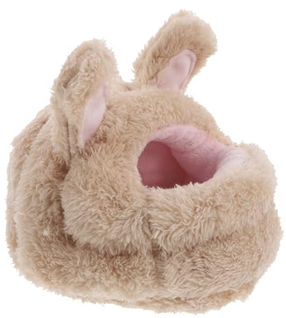 WOONEKY Casa Nido de Peluche para Hámster y Conejillo de Indias, Escondite Acogedor de Felpa, Tamaño Pequeño, para Jaula de Animales Pequeños y Mascotas como Cobayas y Chinchillas