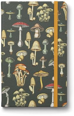 IF Bookaroo Carnet de notes A5 Motif champignon botanique