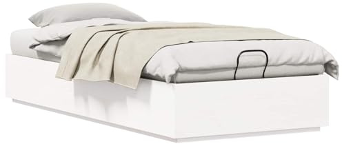 vidaXL Estructura de Cama Ottoman con Almacenamiento Blanco