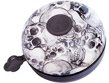 Ding-Dong Glocke Reich Totenkopf-Motiv; bedruckt, Ã 80mm