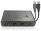 Yetudo GameCube Controller Adapter Compatible with Wii U, Super Smash Bros Switch Gamecube Adapter for Nintendo Switch and PC with 4 Player Ports and Extra USB 2.0 Output- Plug&Play, No Drivers Needed