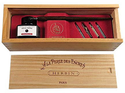 Herbin Boite cadeau encre noire perle