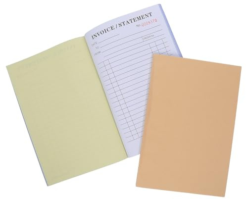 DOITOOL Carnet de Factures Commerciales Compatible Design Professionnel en Papier 2pcs avec 60 Feuilles par Livre pour Carnets de Commandes de Travaux Entretien