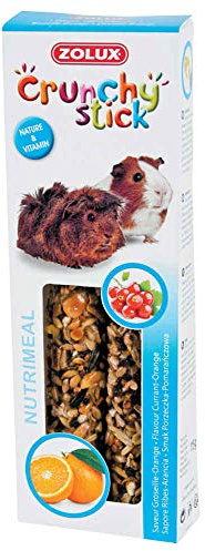 Zolux Crunchy Stick Friandise per Porcellino d' India Ribes/Arancione 115 g