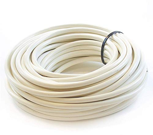 Ali's DIY 3 Core Round White Flex Flexible Cable 0.75 MM - 10 metre Cut Length