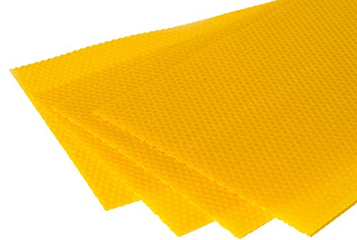 Zander 1/2 Mittelwände 1kg für Imker Größe 395x85mm aus 100% Bienenwachs