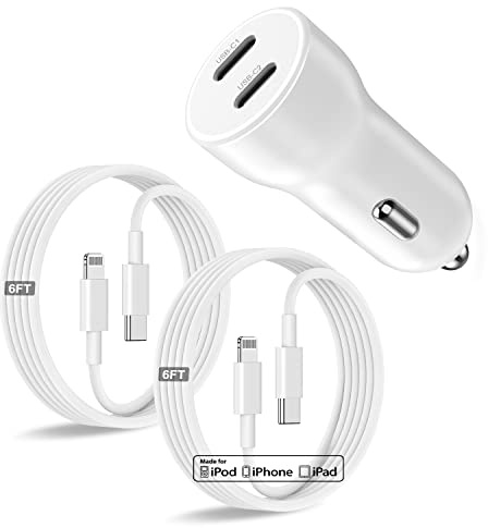 QZVOO 45W USB C Car Charger, 2-Port Charging Cigarette Lighte