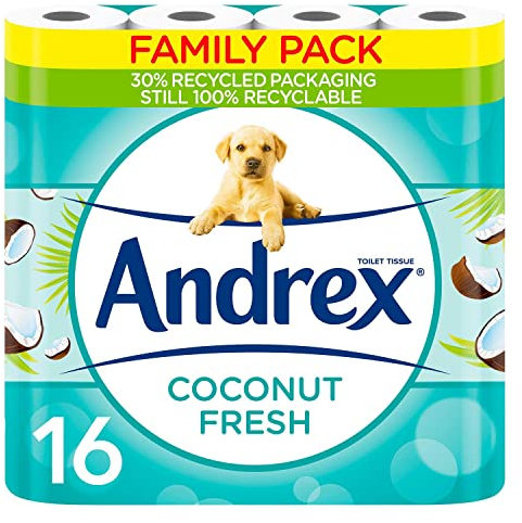 Andrex Toilet Roll, 16 Rolls