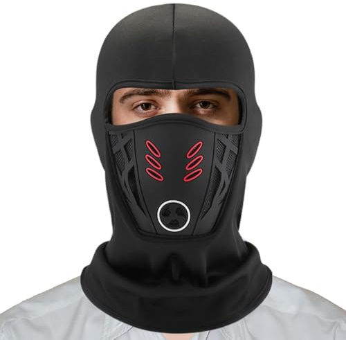 Cubierta térmica para la cabeza, cubierta térmica para la cabeza, resistente al viento, para clima frío, sombrero de ciclismo para deportes al aire libre, capucha transpirable para motocicleta,