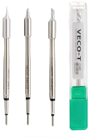 3PCS Soldering Iron Tips,C245-KU I C2 Replacement Tips, Constant Temperature, Compatible with JBC Soldering Station