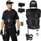 Ulikey Chaleco SWAT Adulto, Disfraz de Chaleco SWAT Policía Adulto, Guantes, Cinturón, Placa de Policía, Chaleco SWAT Disfraz de Policía para Hombre Carnaval Fiesta de Disfraces Cosplay (Policía)