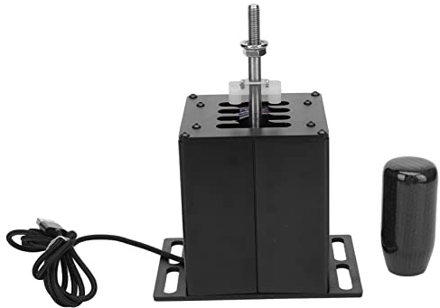 Generic Svart USB Simulator Shifter för T300RS GT Ratt, Kompatibel med PC, Perfekt för ATS ETS WRC Sim EST, Ergonomisk Design för Långvariga Spelsessioner