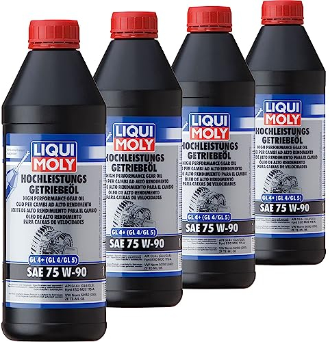 4x LIQUI MOLY 4434 Hochleistungs-Getriebeöl (GL4+) SAE 75W-90