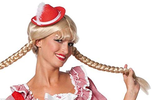 narrenkiste W9311-10 grün Damen Mini-Trachtenhut