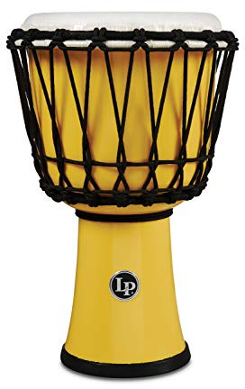 LP Latin Percussion Djembe World 7 Rope Tuned Circle Gelb LP1607YL