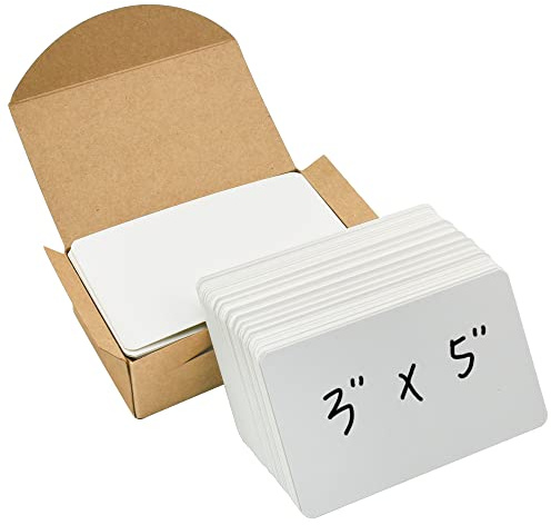VANRA 300 tarjetas de índice en blanco de 3 x 5 pulgadas, tarjetas de notas gruesas de cartulina de 110 libras, tarjetas de estudio sin rayas para aprendizaje escolar, oficina (blanco, paquete de 300