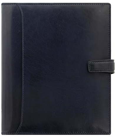 Filofax Lockwood Organiseur A5 Bleu marine