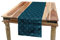 ABAKUHAUS Fleur De Lis Tischläufer, Mittelalter Entwurf, Esszimmer Küche Rechteckiger Dekorativer Tischläufer, 40 x 300 cm, Blau grau