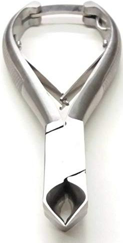 Precision Toenail Clipper Chiropody Podiatry Tool For Thickening Nails – Ingrown Nails – Fungi Nails – Tough Thick Toenails – HQ Durable Stainless Steel (AM_MSI_8040_14_Plain)