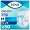 TENA, M (lot de 1), White ProSkin Slip Plus Medium pour incontinence, 30 pièces