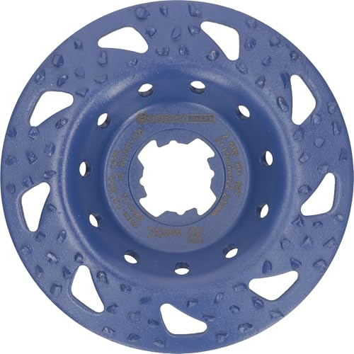 Bosch 1x Expert Multi Material Carbide Grinding Head Coarse (for Paint on Wood, Hardwood, Ø 115 mm, Coarse, Professional Accessory Small Angle Grinder)