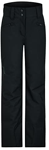 Ziener Mädchen Alin Ski-Hose, Schnee-Hose | wasserdicht, Winddicht, warm, Black, 128