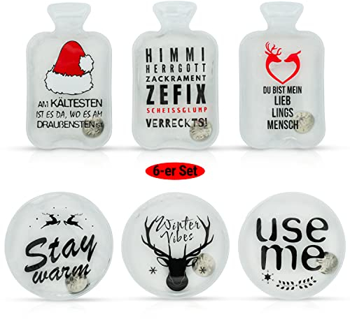 OLLEENO® Handwärmer (6er Set) wiederverwendbar bis zu 800-mal Taschenwärmer für unterwegs, sofort aktivierte langanhaltende Wärmekkissen zum Knicken für Kinder und Erwachsene