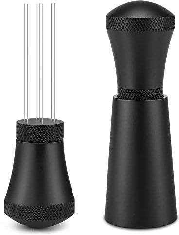 Csuntikulo WDT Tool, Aufgerüstet WDT Tool Espresso Nadel mit 7 Feinen Nadeln, Kaffee Tamper Espresso Nadel, Kaffee Zubehör, Espresso Kaffeerührer, Espresso Kaffeerührer für Barista
