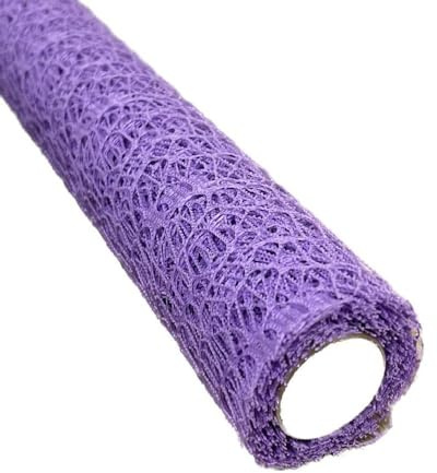 Generico Rotolo Polycotton Rete Spider 50 cm x 5 Yards 4,60 Metri | Effetto Ragnatela Ragno Composizione Fiori Floreale bomboniere (Lilla)