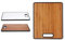 Tabla de Cortar y Servir para Cocina - Tabla de Picar Grande | Plastico - Resistente - Ligero - Higienico | Varios diseños diferentes - 38 x 30 cm (Madera)