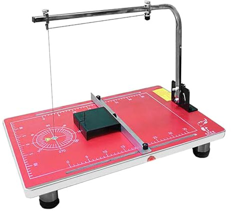 BEILOCKERY 110V Hot Wire Foam Cutter with Scale, 22.8 ×15 , 36W Professional Heat Cutting Machine for Foam, Sponge, EPE, Ribbon, KT Board, Adjustable Angle and Temperature