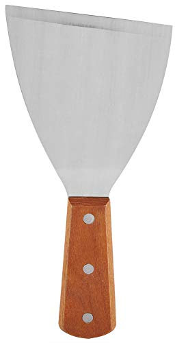 NOENNULL Non Bobina 21 X 10 X 2 Acciaio Inossidabile, Antiaderente, Resistente al Calore, per Barbecue, Beafsteak, Spatola, Paletta, Utensili da
