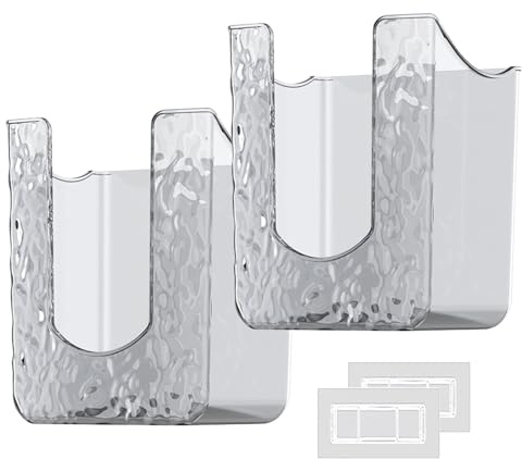 Keboyoe 2 Pièces Boîtes de Rangement pour Lingettes Humides Boîte De Lingettes Humides Distributeur de Lingettes Humides Mural Support de Mouchoirs Mural pour salle de bain, cuisine, Maison (Gris)