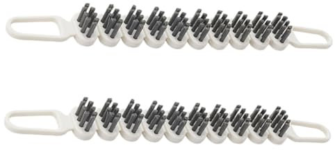 GOOHOCHY 2pcs Bendable Cleaning Brushes Small Multi-functional Home Gap Brush for Kitchen Bathroom Metal Surface Corner Cleaning