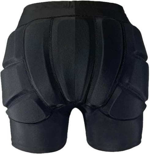 Pantalones Protectores, Almohadillas para niños para Patines de Ruedas, protección 3D, Pantalones Cortos Acolchados para Patinaje y esquí, protección de Cadera EVA, Almohadillas (S（120-140cm）)