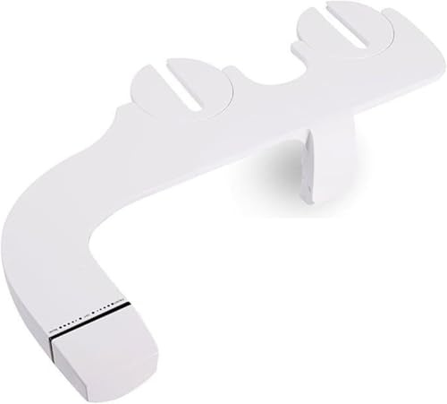 Tapa de Inodoro con Cierre silencioso Accesorio de bidé Ultrafino no eléctrico con presión de Agua Ajustable y diseño de Doble Boquilla