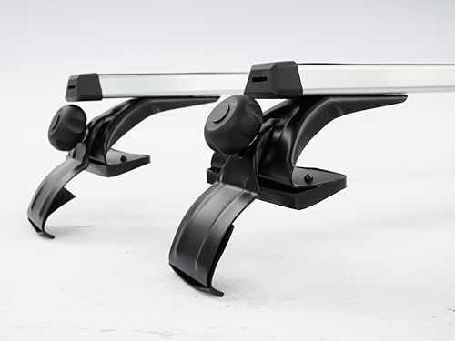 Taklasthållare – universell takräcke lastkapacitet 75 kg för fordon med en takbredd 122–130 cm takreling av aluminiumlegering