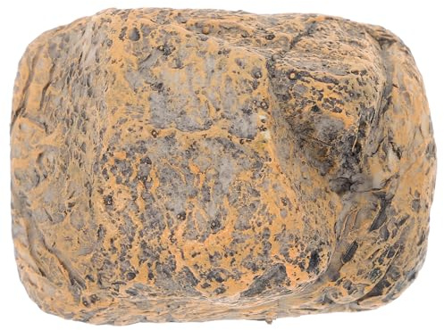 OATIPHO Caja para Llaves Forma de Piedra de Resina para Exteriores Caja de Almacenamiento Oculta para Jardín Compartimento Secreto para Llaves Decoración Rústica para Patio