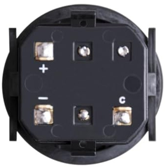 Contador horario Digital DC4.5-90V 99999,9 horas Compatible con motocicleta marina ATV moto de nieve barco generador bicicleta esquí