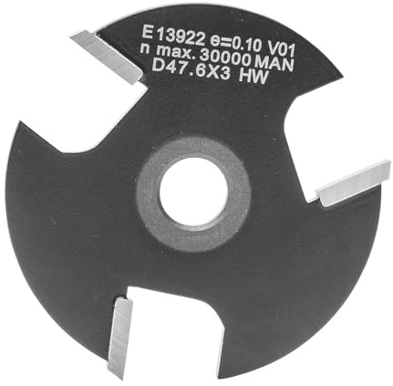 ENT 13922 Sidofräs i hårdmetall, skaft (S) 8 mm, diameter (D) 47,6 mm, NL 3 mm, Z3