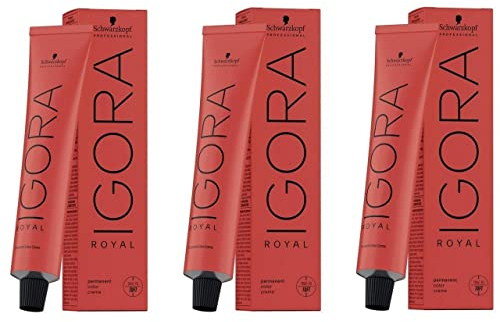Schwarzkopf Igora Royal 6-5 - Lote de 3 botes de 60 ml